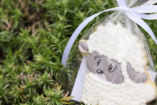 Baranek Wielkanocny, lukrowane ciasteczka, ciasteczka wielkanocne, Basia sweets