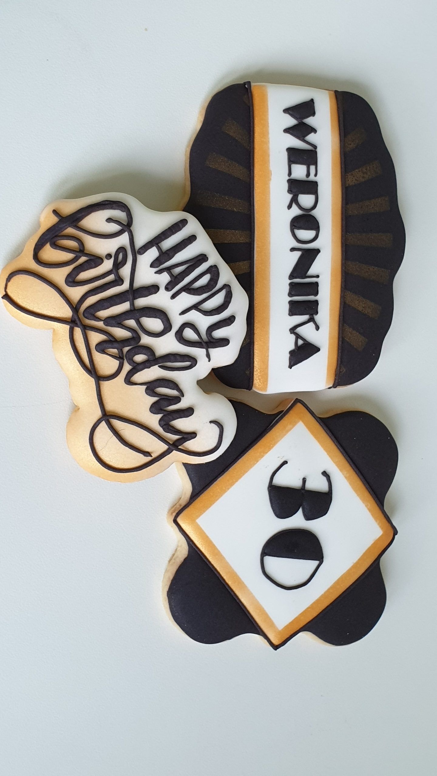 ciasteczka urodzinowe - happy birthday, ciastka na urodziny - Basia sweets