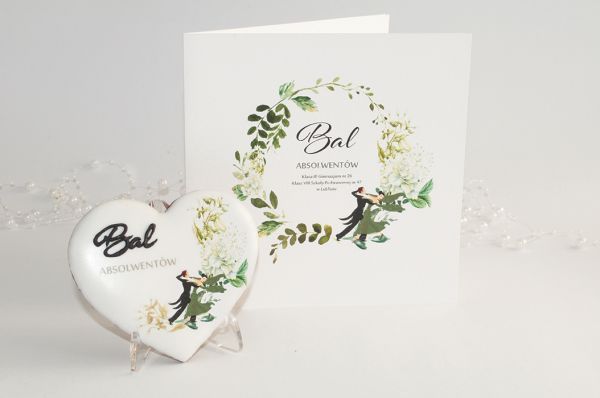 Zaproszenie z podziękowaniem dla gości, zaproszenie komunijne z pierniczkami, podziękowania komunijne, lukrowane pierniczki Basia sweets