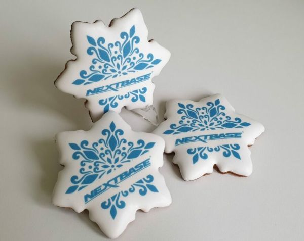 Pierniki świąteczne - śnieżynka z logo, pierniki świąteczne, pierniki z logo, pieniki bożonarodzeniowe, lukrowane pierniczki, pierniczki świąteczne, lukrowane pierniki, piękne pierniki, dekorowane pierniczki, pierniczki z logo